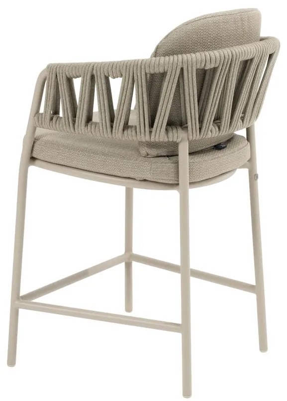 Taste by 4 Seasons Calma bar tuinset latte met Soho tafel BarsetTuinset   taupe weerbestendig