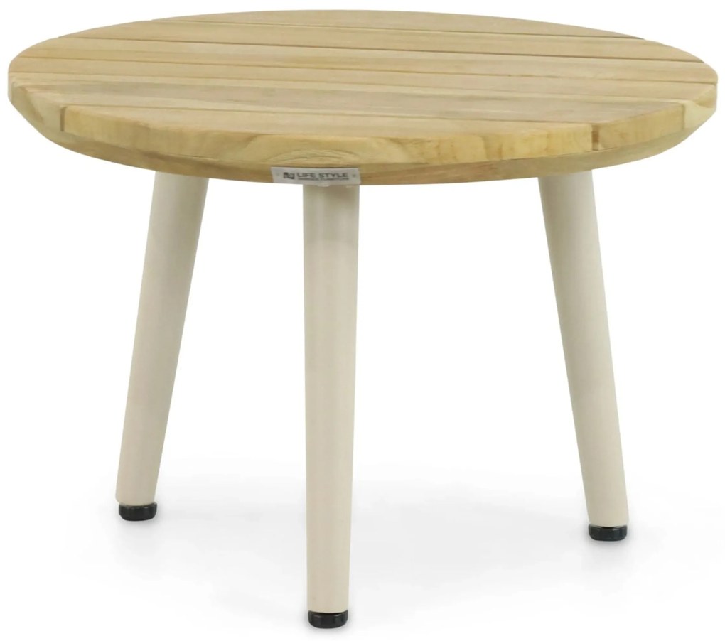 Stoel en Bank Loungeset 4 personen Aluminium/Wicker Taupe  Apple Bee Milou/Montana