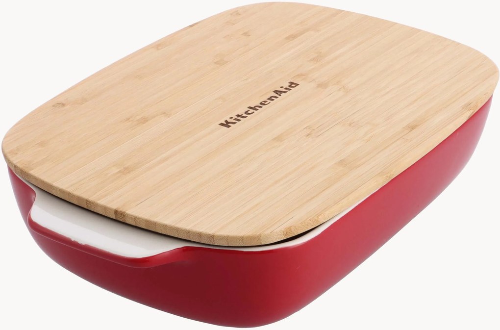 Ovenschaal Spatia met bamboe deksel