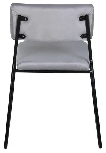 Jörn Eetkamerstoel - Floor - Lichtgrijs - Fluweel - Jörn