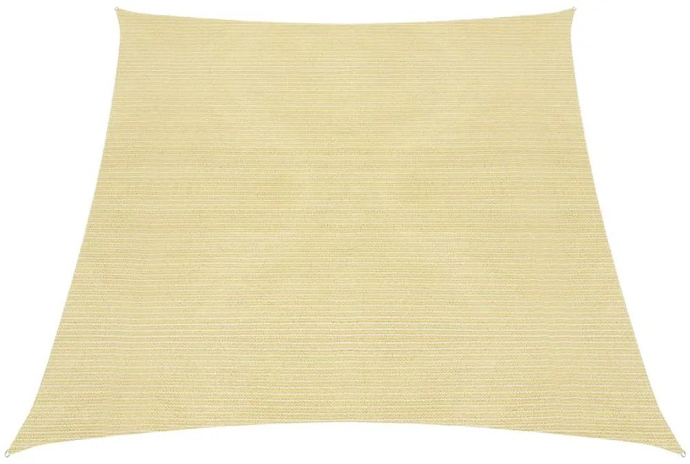 vidaXL Zonnezeil 160 g/m² 3/4x2 m HDPE beige