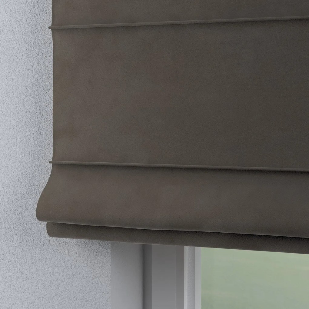 Dekoria Kant en Klaar Vouwgordijn Capri, grijs-beige