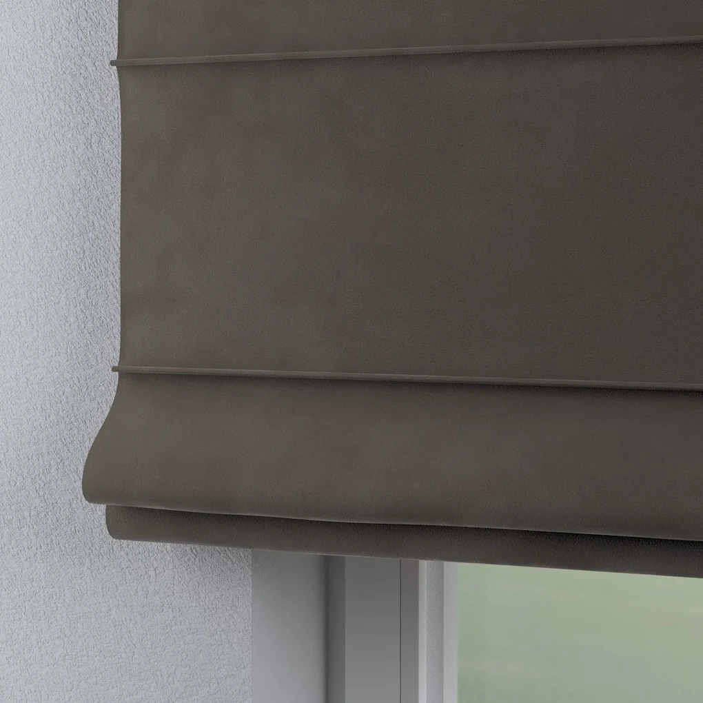 Dekoria Kant en Klaar Vouwgordijn Capri, grijs-beige