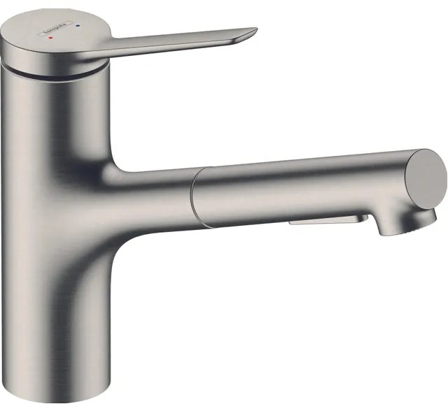 Hansgrohe Zesis keukenkraan 150 2jet stainless steel finish 74820800