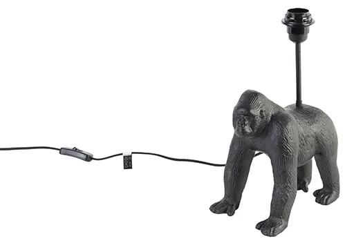 Vintage tafellamp zwart - Animal Gorilla Landelijk E27 Binnenverlichting Lamp
