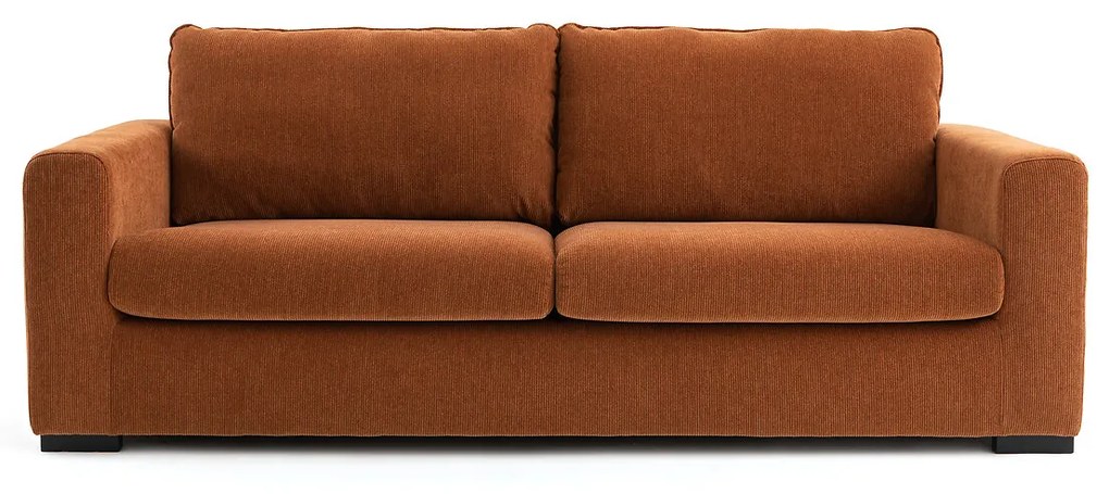 Zetel in geribd fluweel, 2 of 4-zit, Helmi