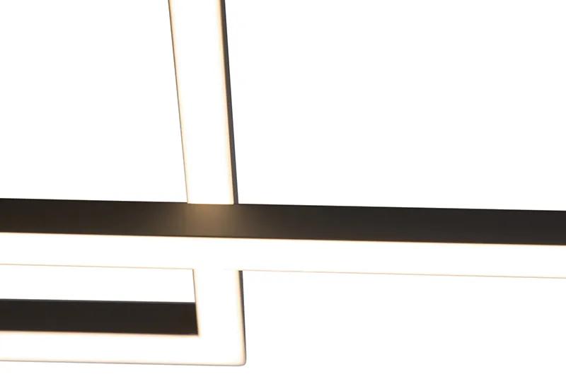 Plafonnière antraciet incl. LED, afstandsbediening - Riha Design Binnenverlichting Lamp