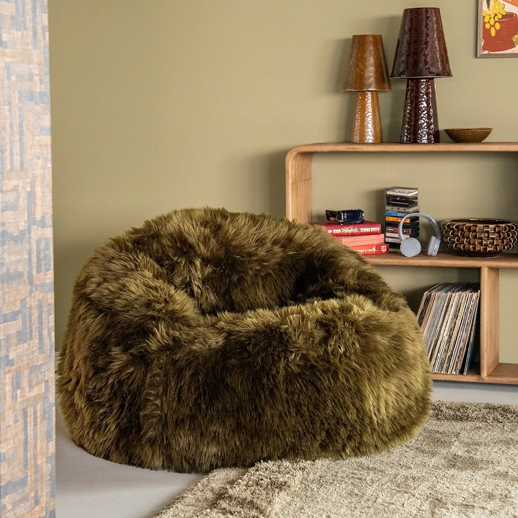 Harig Fauteuil Groen