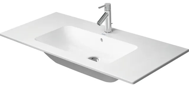 Duravit Me by starck wastafel 103x49cm zonder kraangat met overloop wit 02336100060