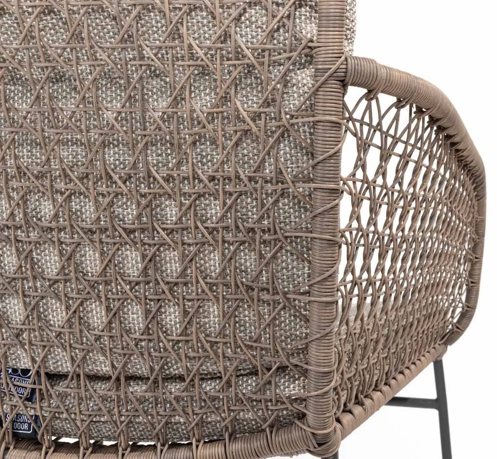 4 Seasons Outdoor Aprilla tuinset pure met Goa tafel antraciet 220 cm * Sale * Tuinset   beige weerbestendig