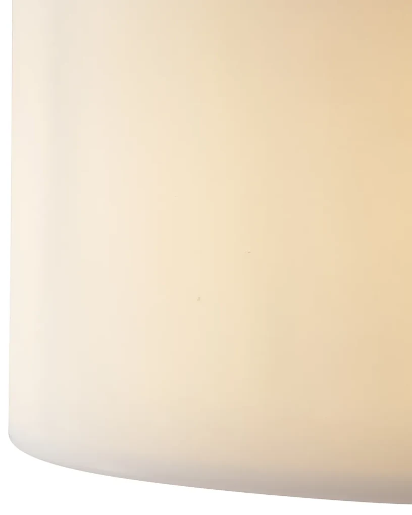 Scandinavische buiten vloerlamp beige met witte kap IP44 - Mississippi Modern E27 IP44 Scandinavisch Buitenverlichting rond