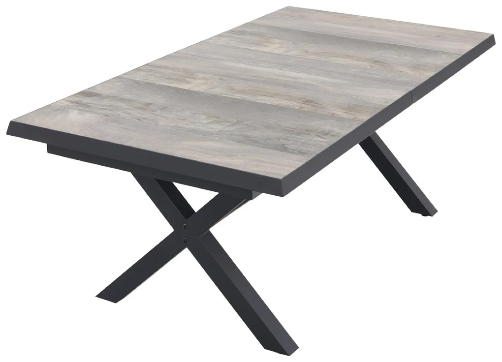 Hartman Milaan/Ottowa 205-265x100 cm. - 7-delige verstelbare tuinset