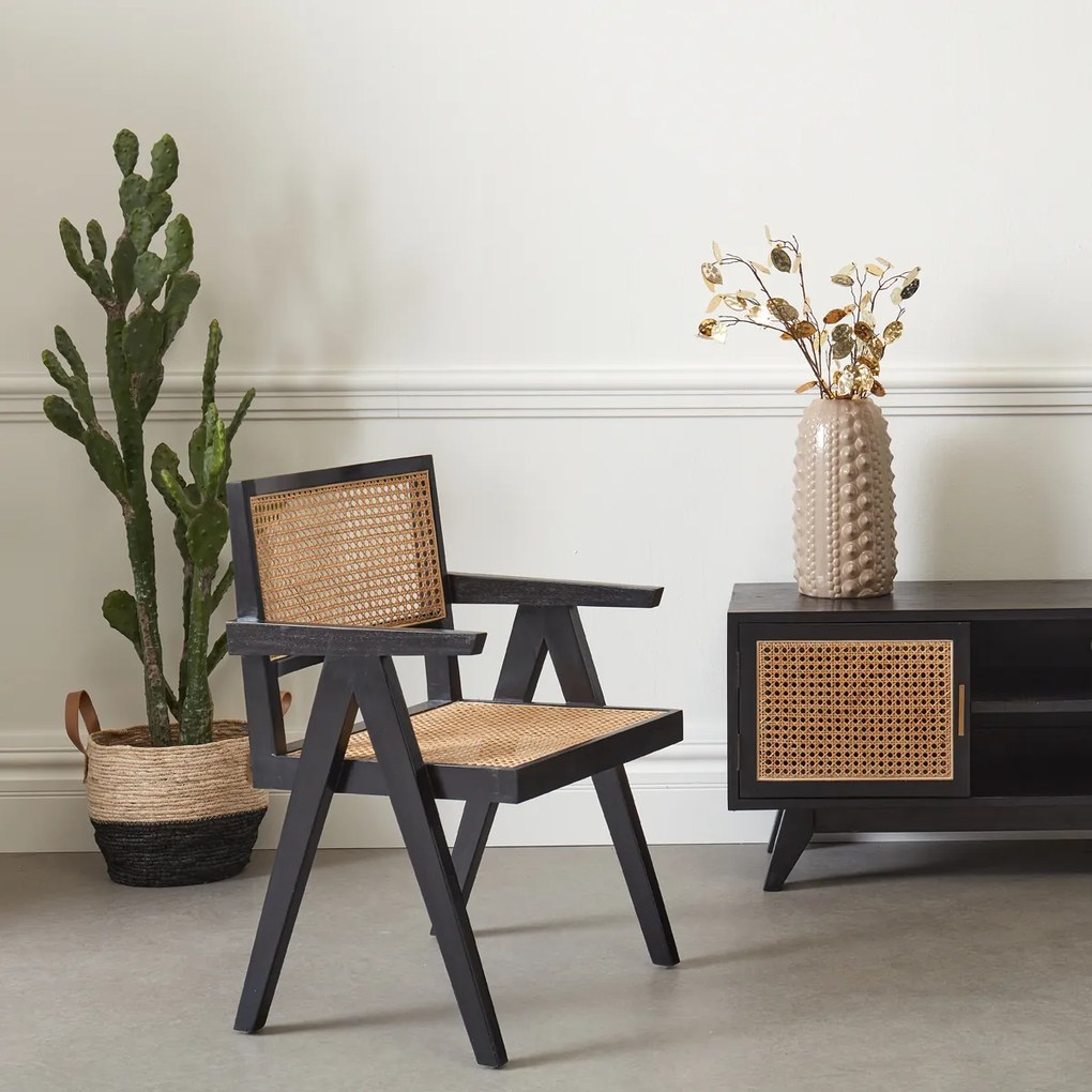 Retro Fauteuil Met Webbing