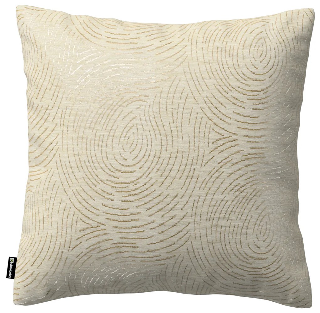 Dekoria Kussenhoes Mia, beige-gouden 60 x 60 cm