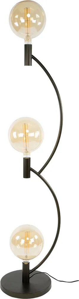 Vloerlamp Bolvormige Lichtbronnen Bruin