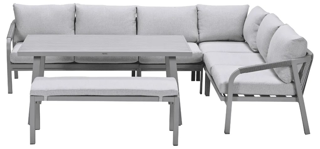 Garden Impressions Tarera lounge dining set 6-delig - taupe