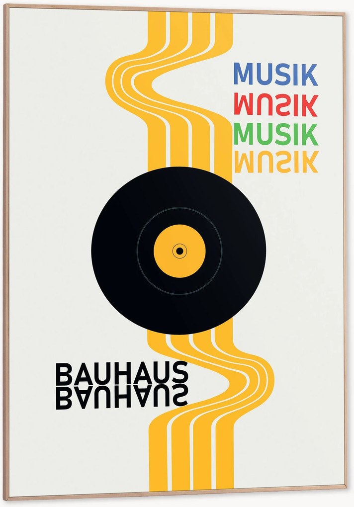 Ingelijste digitale print Bauhaus