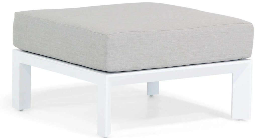 Hoek loungeset 6 personen Aluminium Wit Santika Furniture Santika Cinta