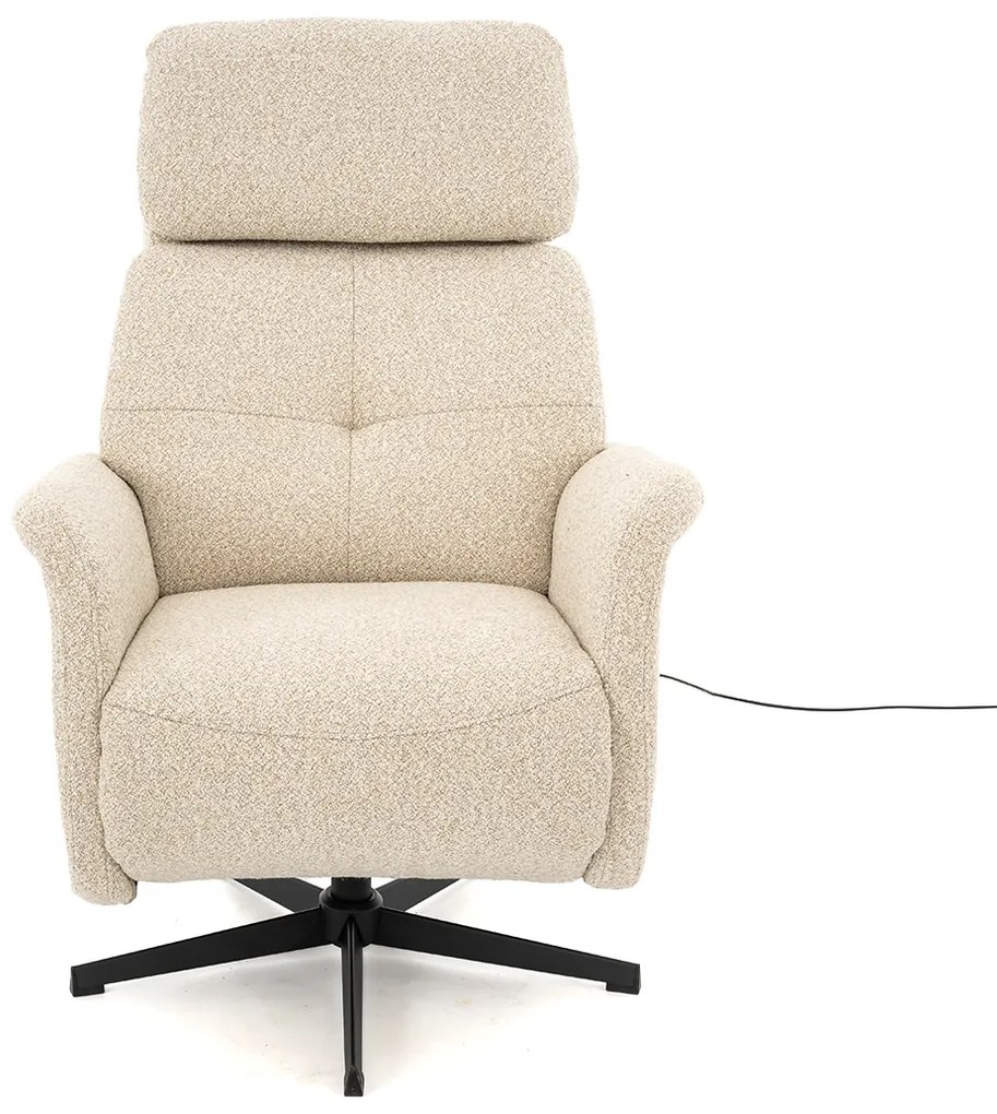 Beige Relaxfauteuil Elektrisch