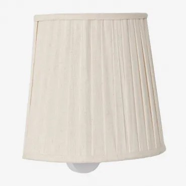 Wandlamp Van Linnenlook Stof Juliana Beige – Linnen - Sklum