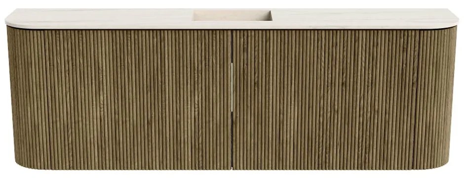 Mondiaz Joya DLux 125cm toiletmeubel ronding links/rechts dusk met wastafel faye midden zonder kraangat meli