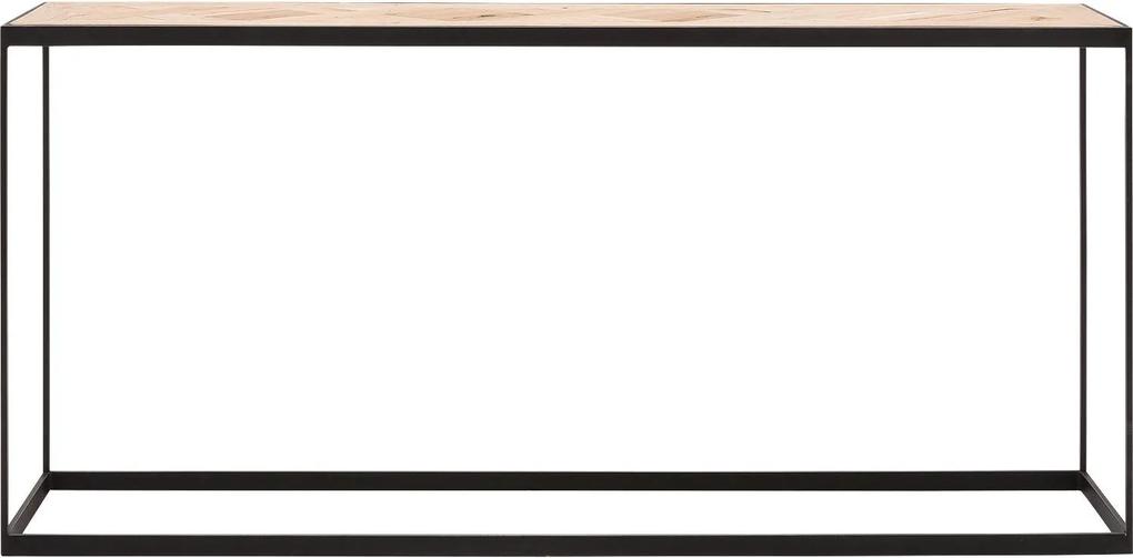 Goossens Sidetable Oxford, 180 x 45 cm, 75 cm hoog