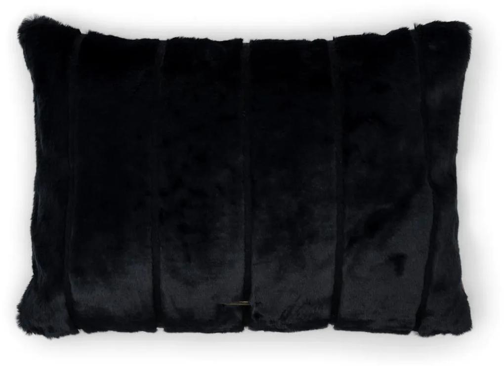 Rivièra Maison - Royal Faux Fur Pillow Cover 65x45 - Kleur: blauw