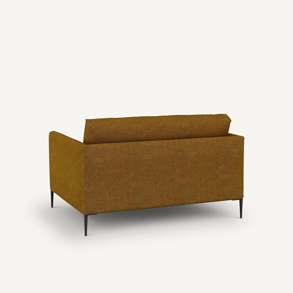 2-zits bank in gemêleerde gevlochten stof Oscar, ontwerp Emmanuel Gallina