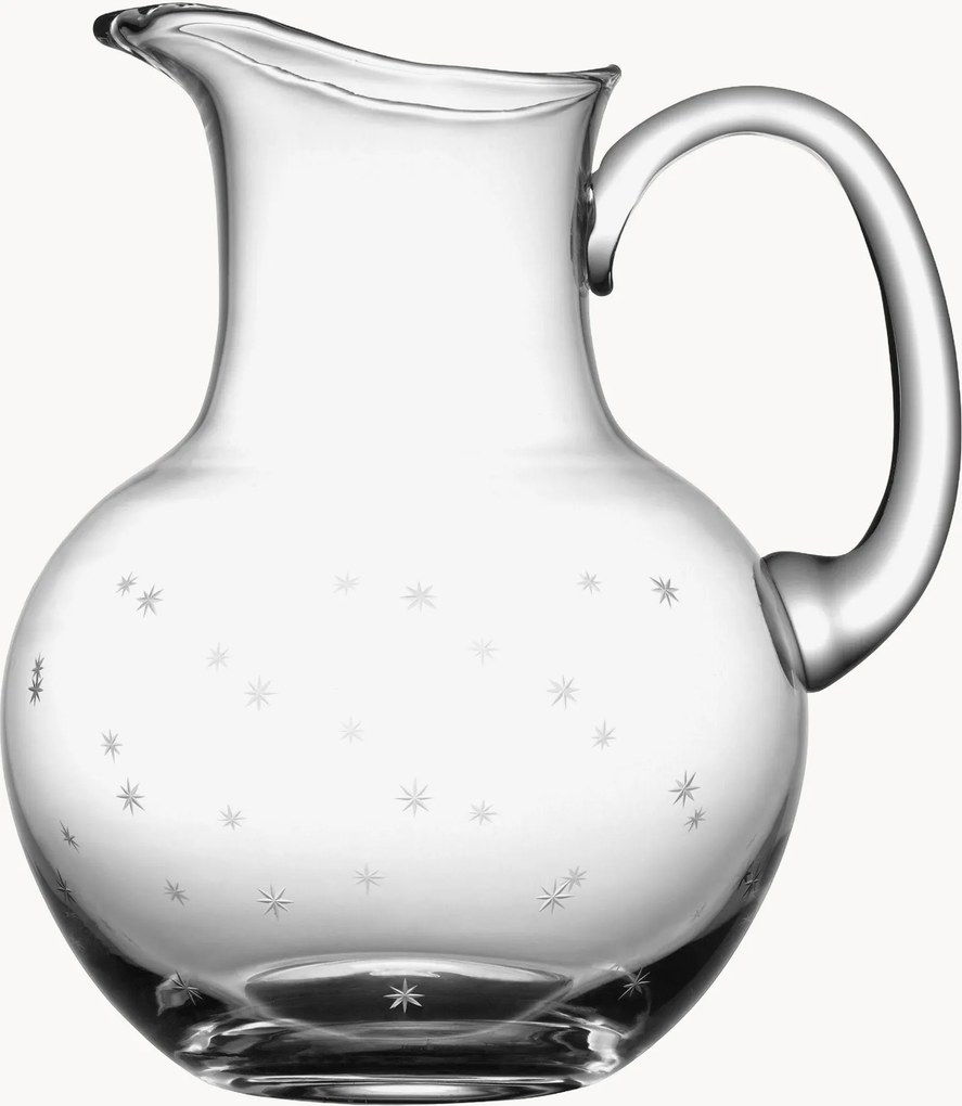 Mondgeblazen kristallen karaf Stars, 2 L