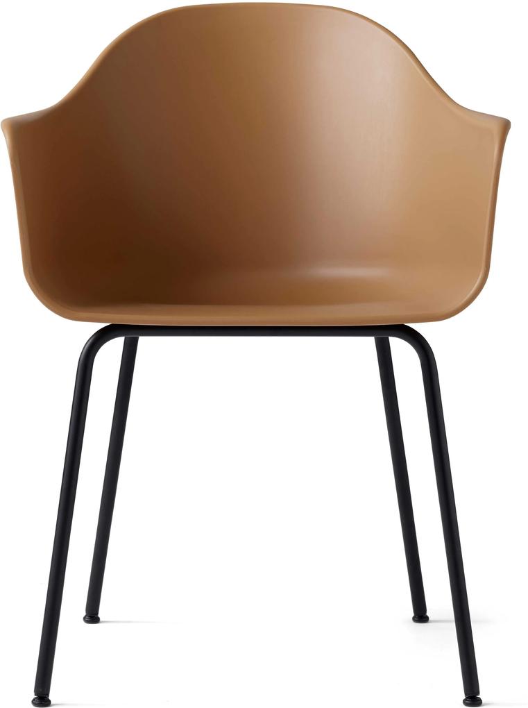 Menu Harbour Chair stoel khaki met onderstel zwart staal
