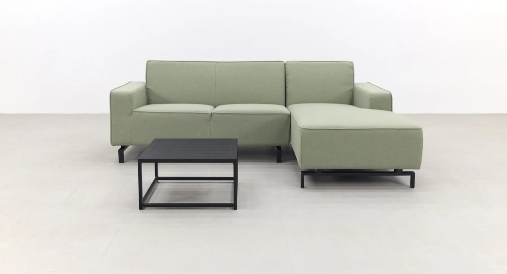 Boavista/Toronto loungebank chaise longue - Heritage leaf - 3-delig - links