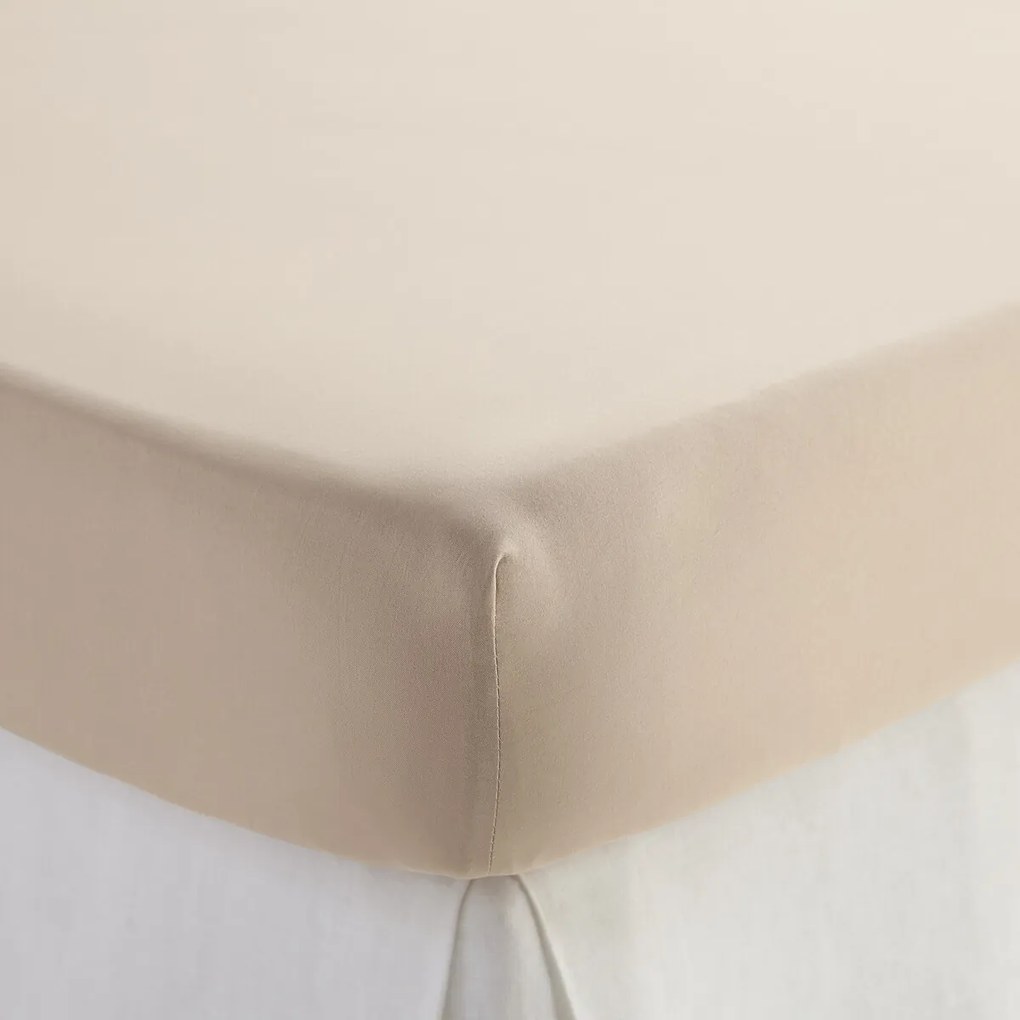 Hoeslaken van gewassen microvezel, gerecycled polyester, hoogte 30 cm