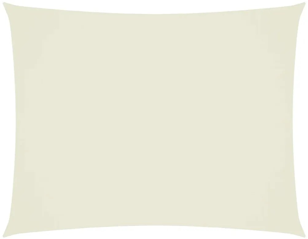 vidaXL Zonnescherm rechthoekig 3x6 m oxford stof crèmekleurig
