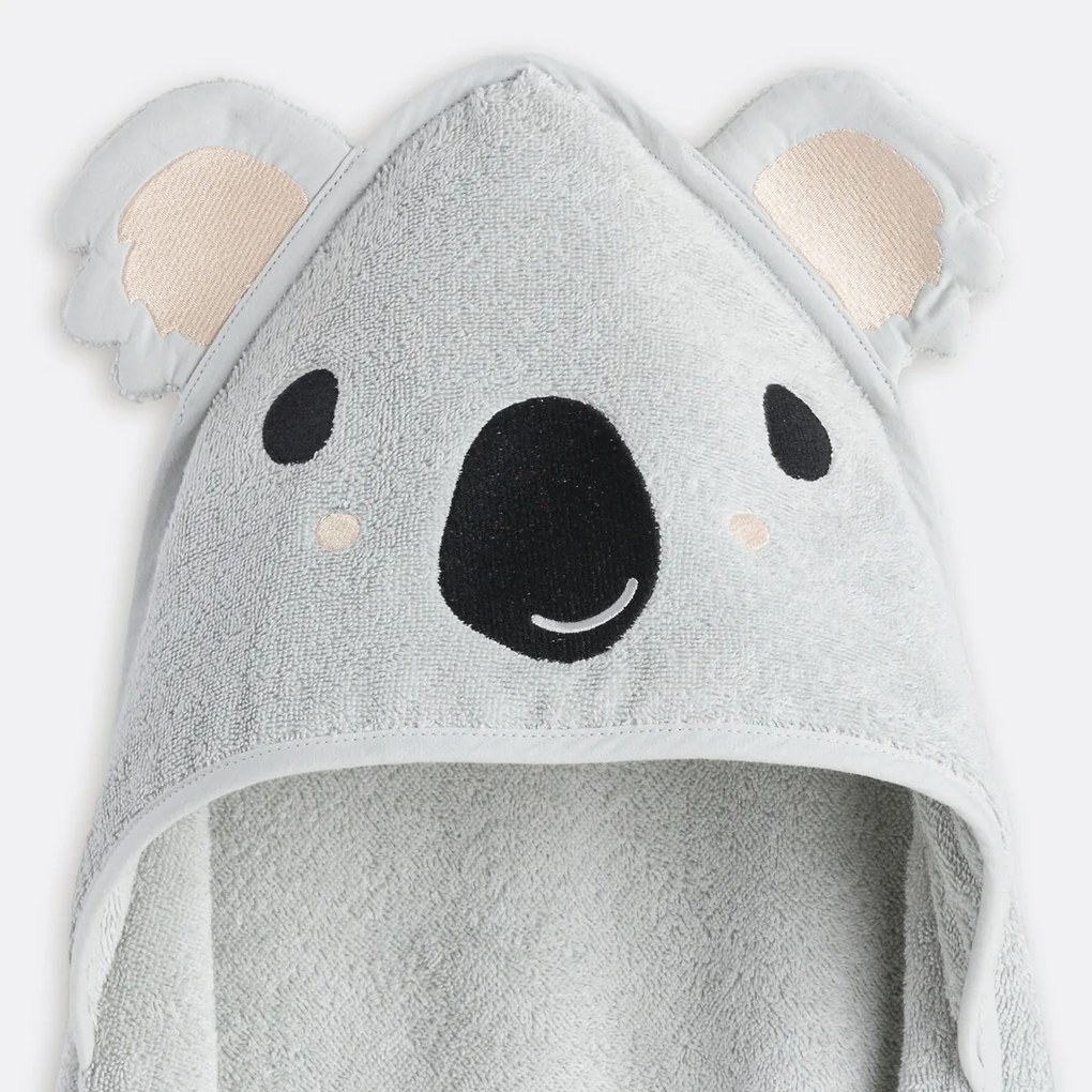 Badcape in biologisch katoen 400 g/m2, Koala