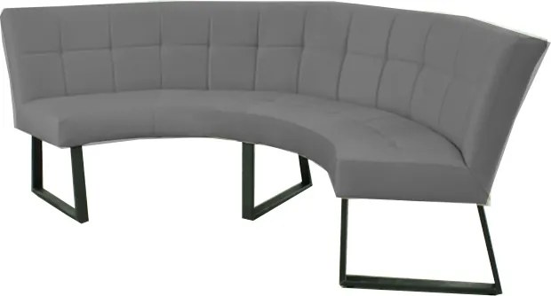 Eetkamerbank - Amsterdam - stof Element cementgrijs 23 - geschikt voor tafel 150 cm