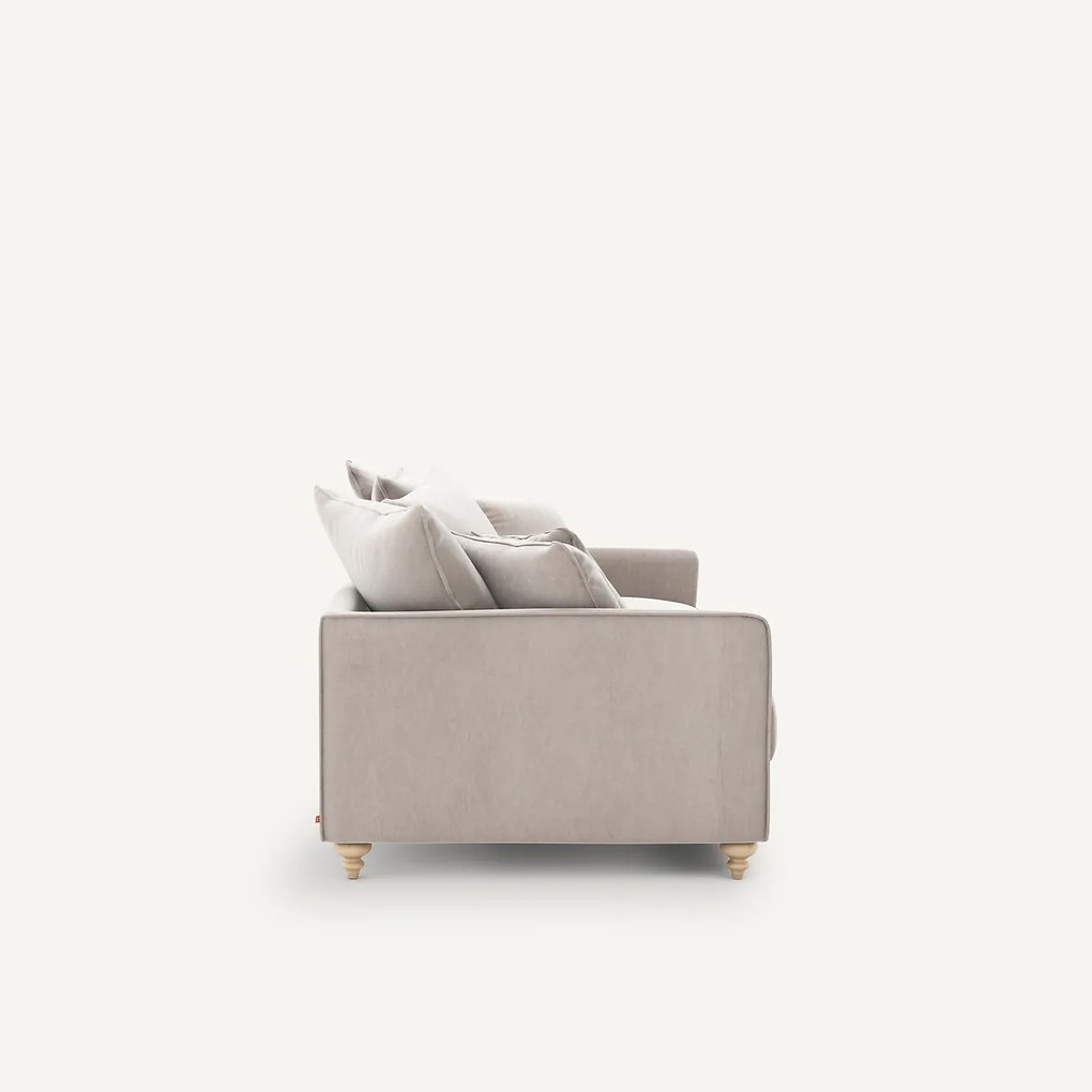 Omvormbare 3-zits fluwelen zetel, Lazare