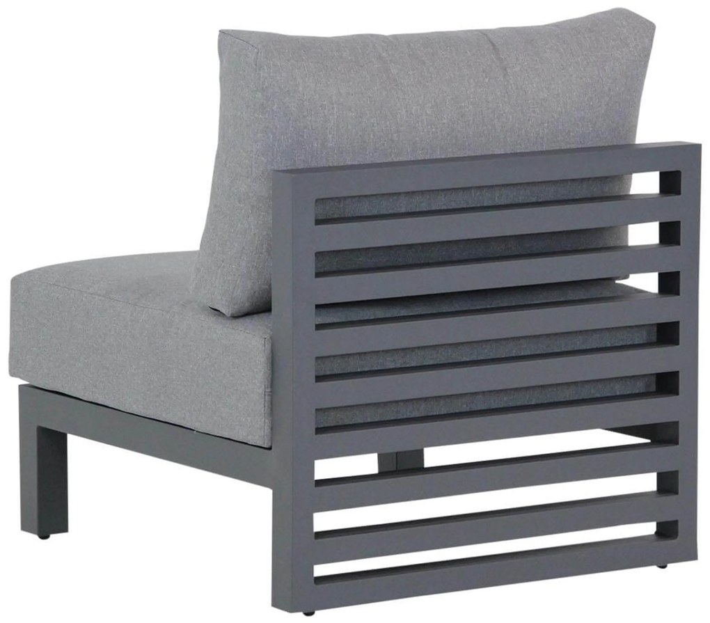 Stoel en Bank Loungeset 5 personen Aluminium Grijs  Santika Furniture Santika Jaya