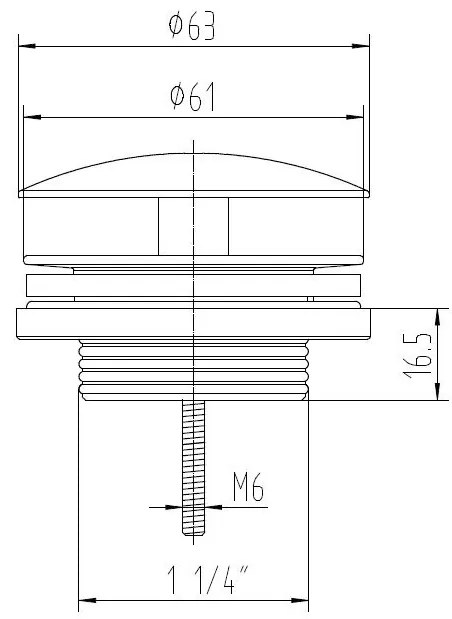 Best Design Fontein Afvoer Plug "All-Ways-Open" RVS Look