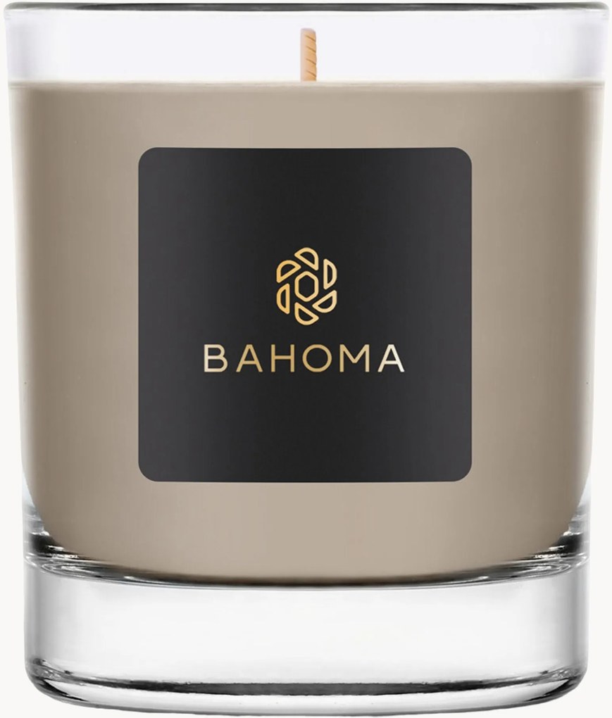 Met de hand gegoten grote kaars sand (amberhout, kamille)