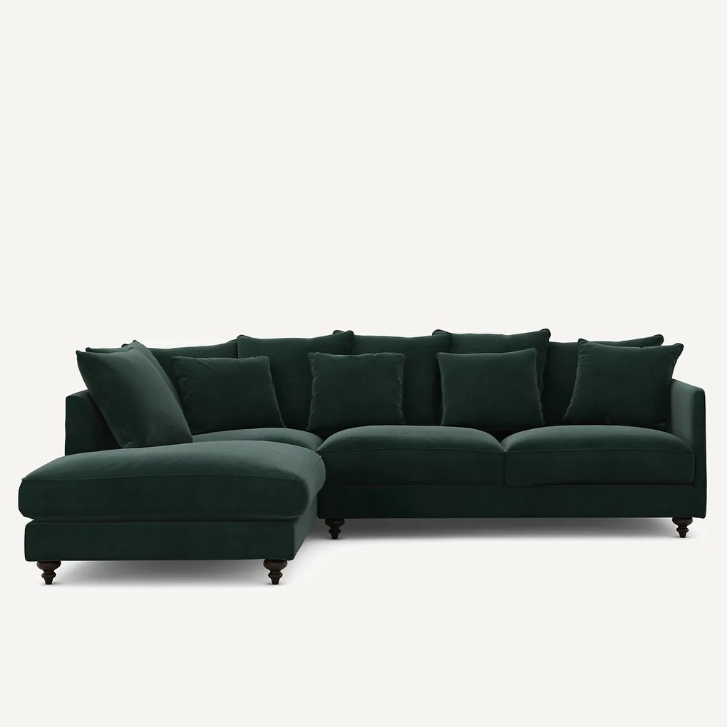 Fluwelen hoekslaapbank, Lazare