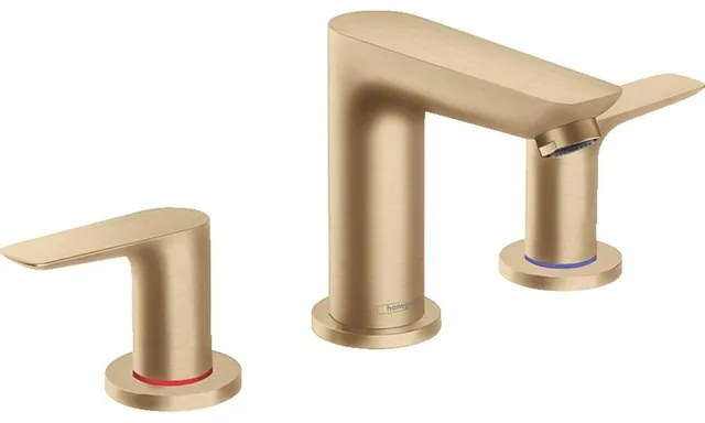 Hansgrohe Talis E wastafelkraan met waste brushed bronze 71733140