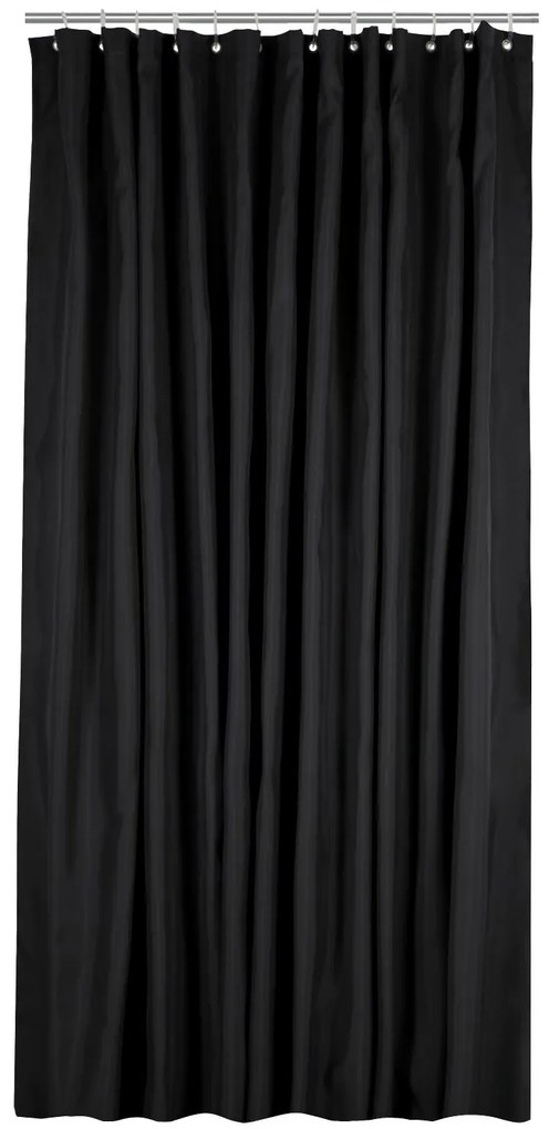 HEMA Douchegordijn 180x200 Gerecycled Zwart (zwart)