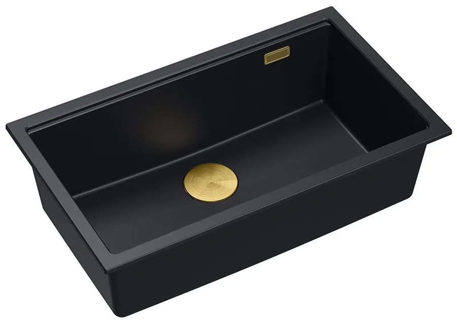 granieten spoelbak Logan 110 Black