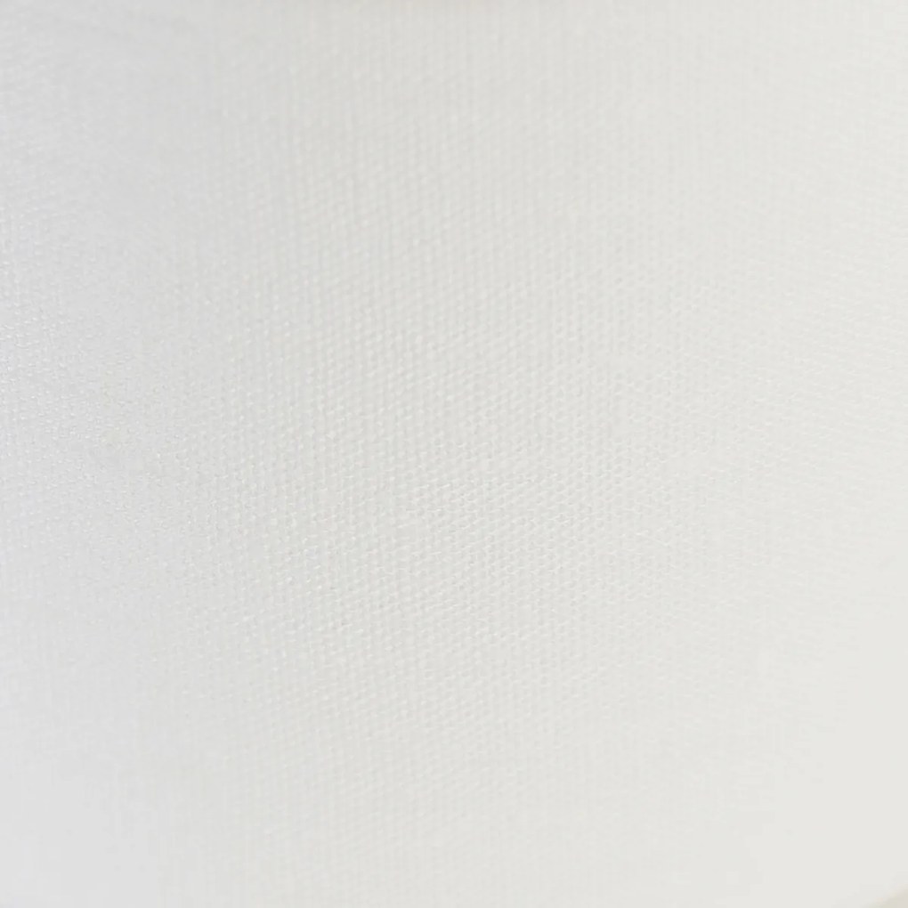 Katoenen lampenkap wit 18/18/14