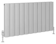 Eastbrook Guardia radiator 105x60cm aluminium 1790W grijs mat