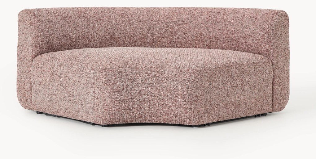 Ronde bouclé hoekmodule Sofia