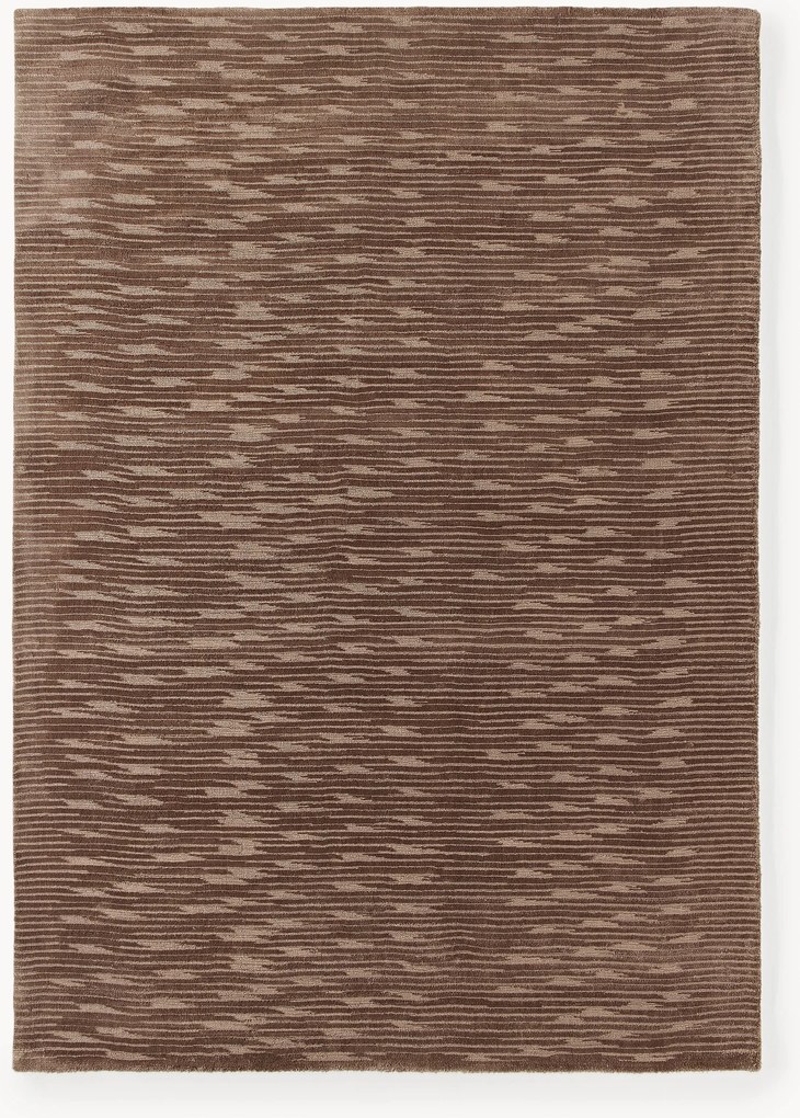 Handgeweven lyocell vloerkleed Oriana