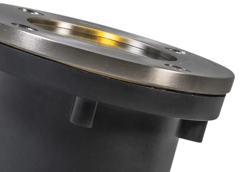 Buitenlamp Moderne grondspot staal RVS - Basic Round Modern GU10 IP65 Buitenverlichting