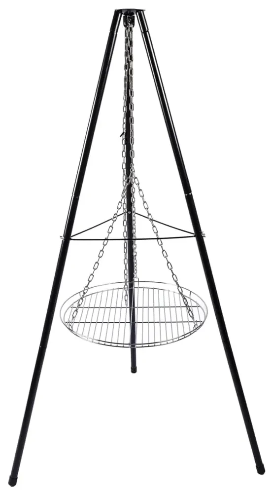 RedFire Tuinbarbecue met driepoot en vuurschaal 50 cm zwart