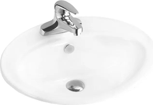 Mexen Selma inbouw wastafel 56 x 46 cm, wit - 25085600
